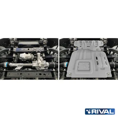 PLAQUE DE PROTECTION RIVAL MOTEUR FORD RANGER 2022+