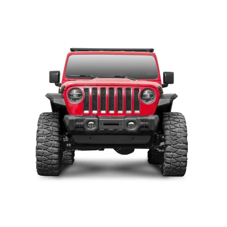 BUMPER FRONT RIVAL JEEP WRANGLER ACIER (USAGE COMPETITION) - STUBBY