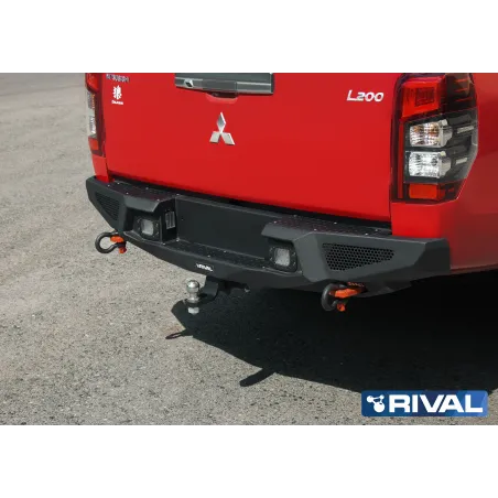 BUMPER REAR RIVAL MITSUBISHI L200 2019+ (USAGE COMPETITION)