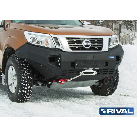 BUMPER FRONT RIVAL NISSAN NAVARA NP 300  (USAGE COMPETITION)  (bO30)
