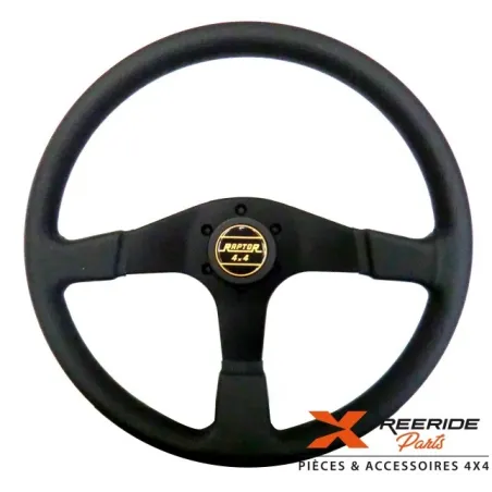 Volant 15" sport Raptor4x4 en aluminium 5mm