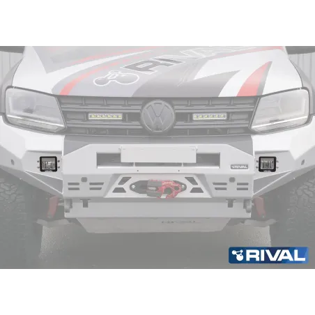 Kit de feux LED avant RIVAL 2D.0041.1 pour pare-chocs avant RIVAL en aluminium