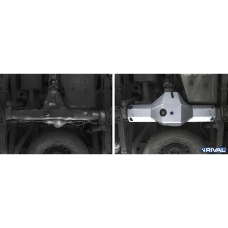 PLAQUE PROTECTON RIVAL DIFFERENTIEL TOYOTA HILUX REVO  (bO22)