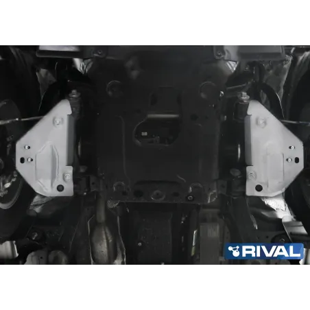 PLAQUE PROTECTION RIVAL TRIANGLE AVANT TOYOTA HILUX REVO (bO11)