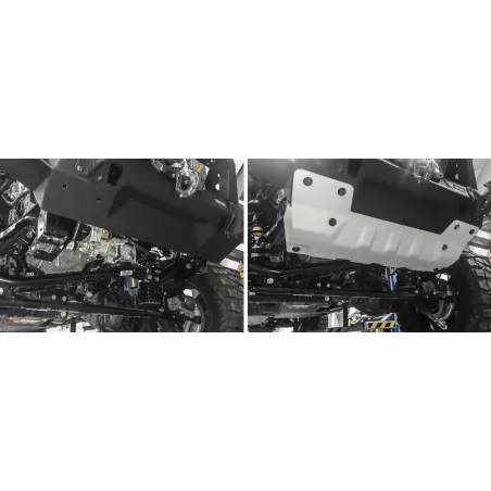 PLAQUE PROTECTION RIVAL BARRE DIRECTION JEEP JL  (bN10)