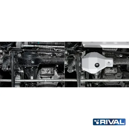 PLAQUE PROTECTION RIVAL 4mm DIFFERENTIEL AV SUZUKI JIMNY 2018 /