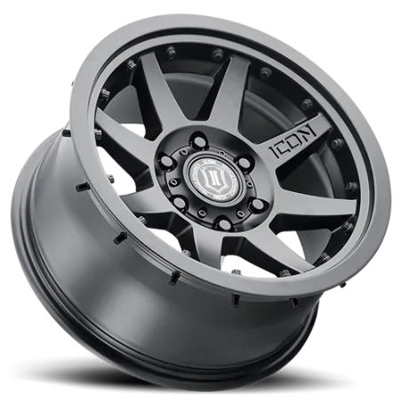 JANTE ICON ALLOYS REBOUND PRO SATIN BLACK 8.5 X 17 6x139. ET-6 CB110.