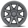 JANTE ICON ALLOYS REBOUND PRO SATIN BLACK 8.5 X 17 5x127 ET-6 CB71.6