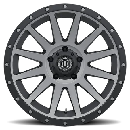 JANTE ICON ALLOYS COMPRESSION TITANIUM 8.5 X 17 6x139.7 ET6 CB106.1