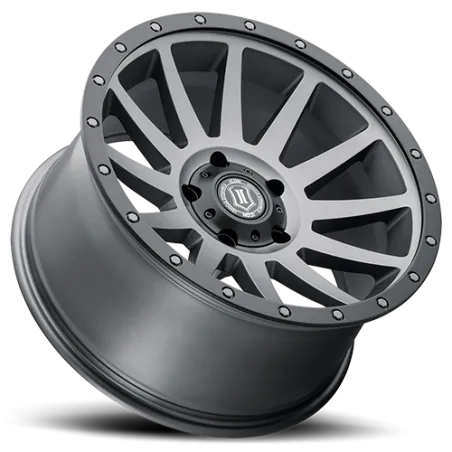 JANTE ICON ALLOYS COMPRESSION TITANIUM 8.5 X 17 5x127 ET6 CB71.6
