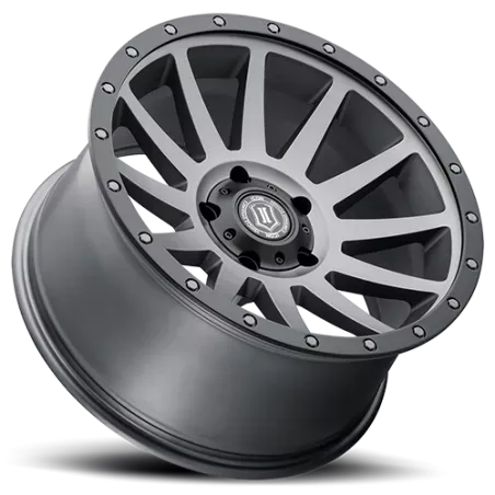 JANTE ICON ALLOYS COMPRESSION TITANIUM 8.5 X 17 5x127 ET6 CB71.6