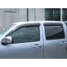 Jeu 4 déflecteurs vitre avant et arrière Isuzu Dmax 2007-2011