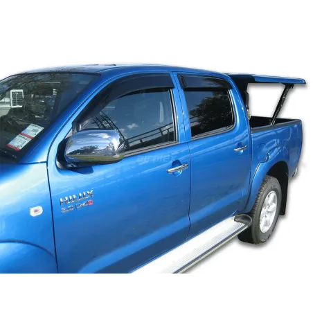 Jeu 4 déflecteurs vitre avant et arrière Hilux Vigo