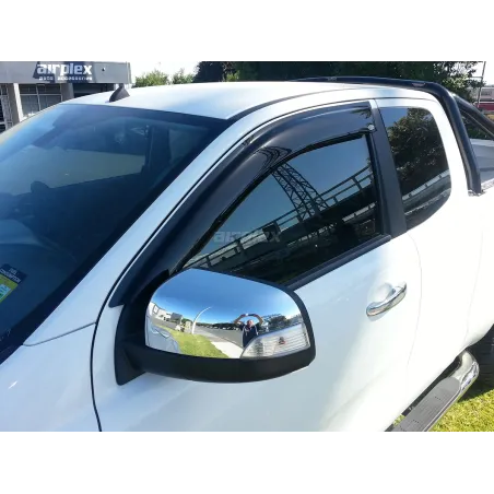 Jeu 2 déflecteurs vitre avant Ford Ranger simple et extra cab T6 T7 T8