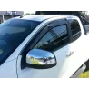 Jeu 2 déflecteurs vitre avant Ford Ranger simple et extra cab T6 T7 T8