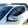 Jeu 2 déflecteurs vitre avant Ford Ranger simple et extra cab T6 T7 T8