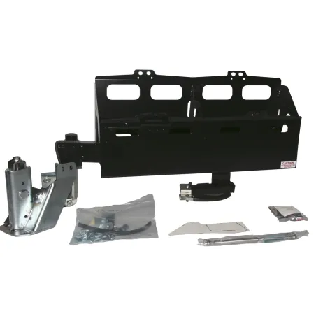 Porte jerrycan double côté gauche pour pare chocs arrière Kaymar sur Toyota Land Cruiser VDJ200