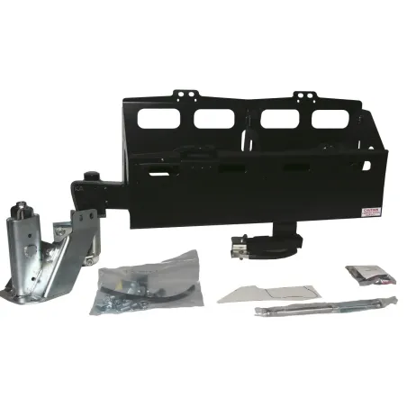 Porte jerrycan double côté gauche pour pare chocs arrière Kaymar sur Toyota Land Cruiser VDJ200