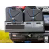 Porte jerrycan double côté gauche pour pare chocs arrière Kaymar sur Toyota Land Cruiser 300