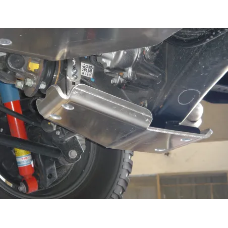 Ski protection nez pont arrière aluminium 8mm Land Cruiser Hilux Revo Ranger L200 N4-Offroad