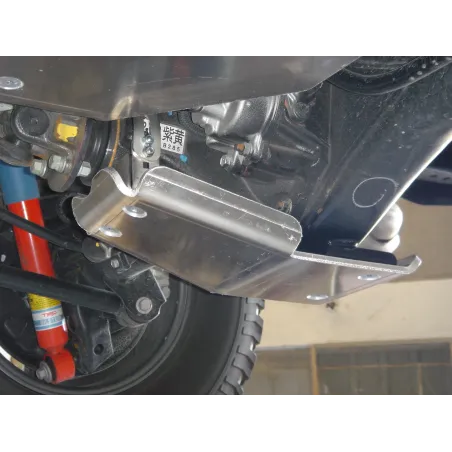 Ski protection nez pont arrière aluminium 8mm Land Cruiser Hilux Revo Ranger L200 N4-Offroad