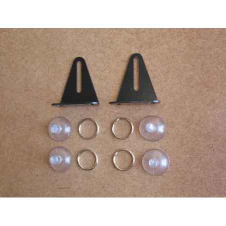 Support à ventouses pour GPS à fixation latérales N4-Offroad