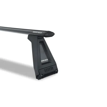 Kit 3 barres de toit 1500mm noire Vortex avec pieds RL210 Toyota Land Cruiser série 78 1999-2007