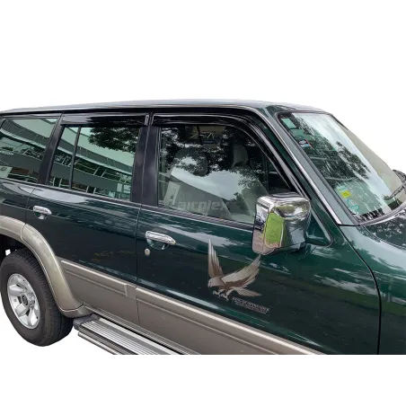 Jeu 4 déflecteurs vitre avant et arrière Nissan Patrol GR Y61