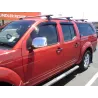 Jeu 4 déflecteurs vitre avant et arrière Nissan Navara D40