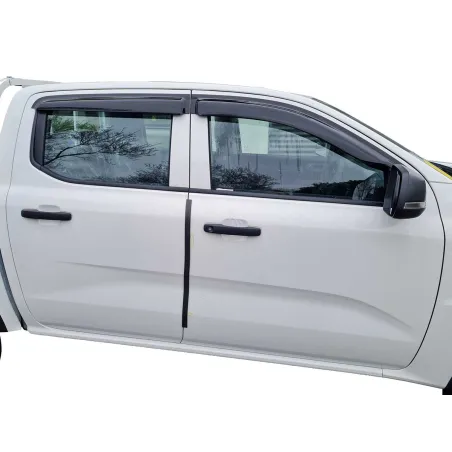 Jeu 4 déflecteurs vitre avant et arrière Ford Ranger T6 T7 T8