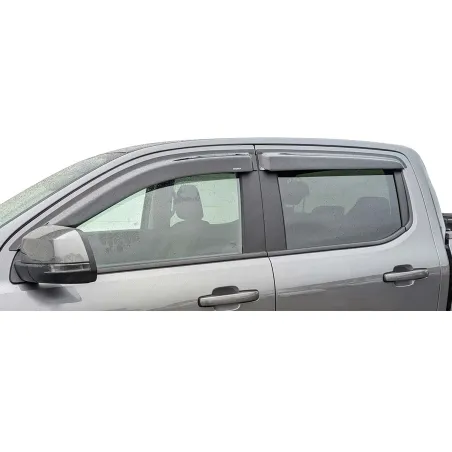 Jeu 4 déflecteurs vitre avant et arrière Ford Ranger T6 T7 T8