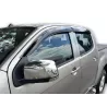Jeu 4 déflecteurs vitre avant arrière Isuzu Dmax 2012-2020