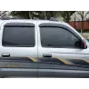 Jeu 4 déflecteurs vitre avant et arrière Toyota Hilux 1998-2004