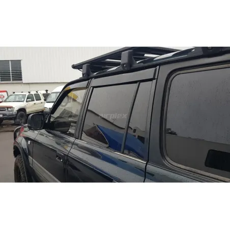 Jeu de 4 déflecteurs de vitre avant et arrière pour HDJ80 - montage collé