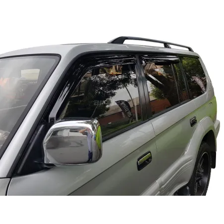 Jeu 4 déflecteurs vitre avant et arrière Toyota KZJ95 KDJ95