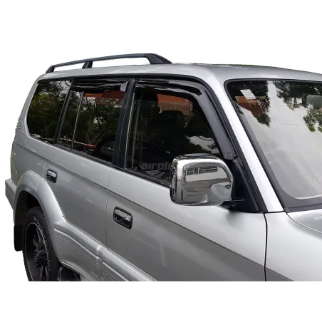 Jeu 4 déflecteurs vitre avant et arrière Toyota KZJ95 KDJ95