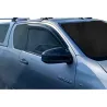 Jeu 2 déflecteurs de vitre avant Hilux Revo simple et Xtra cabine - montage collé