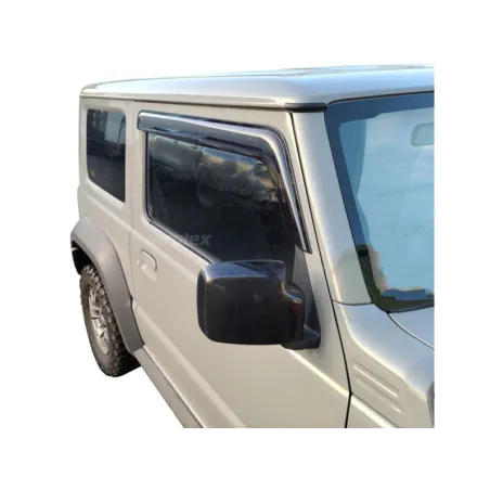 Jeu 2 déflecteurs de vitre avant Jimny après 2018 - montage collé