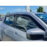 Jeu 4 déflecteurs vitre avant et arrière Isuzu Dmax N57 N60 2020+