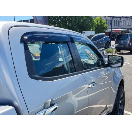 Jeu 4 déflecteurs vitre avant et arrière Isuzu Dmax N57 N60 2020+