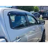 Jeu 4 déflecteurs vitre avant et arrière Isuzu Dmax N57 N60 2020+