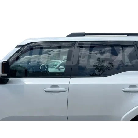 Jeu 4 déflecteurs vitre avant et arrière Toyota Land Cruiser 250 GDJ250