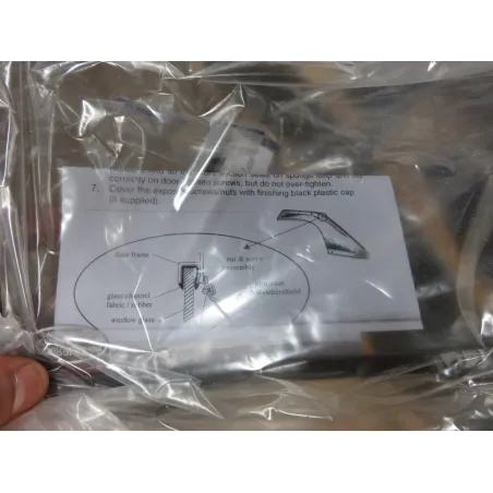 Déflecteur de vitre avant gauche HDJ80 - Gros modèle Airplex