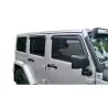 Jeu de 4 déflecteurs de vitre avant et arrière pour Wrangler JK - montage collé
