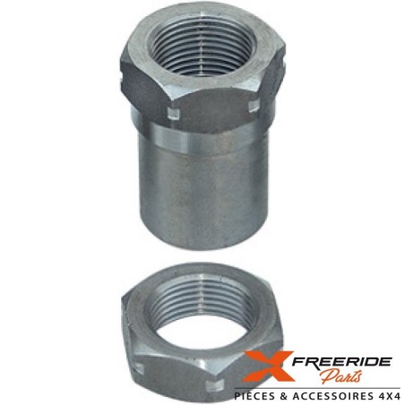 Douille de fixation 3/4" pour rotules forgées
De forme hexagonale et non ronde pour faciliter le réglage de la barre