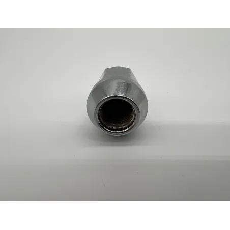 Ecrou de roue chromé 12x125 - Hex 19mm - Cône 60° - L35mm N4-Offroad