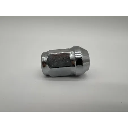 Ecrou de roue chromé 12x125 - Hex 19mm - Cône 60° - L35mm N4-Offroad