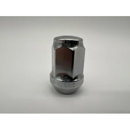 Ecrou de roue chromé 12x150 - Hex 19mm - Cône 60° - L35mm N4-Offroad