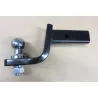 Barre d'attelage -3 cm pour attelage carré 50 mm Kaymar