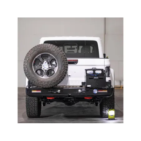 Porte roue arrière gauche pour pare chocs arrière Kaymar Jeep Wrangler Gladiator